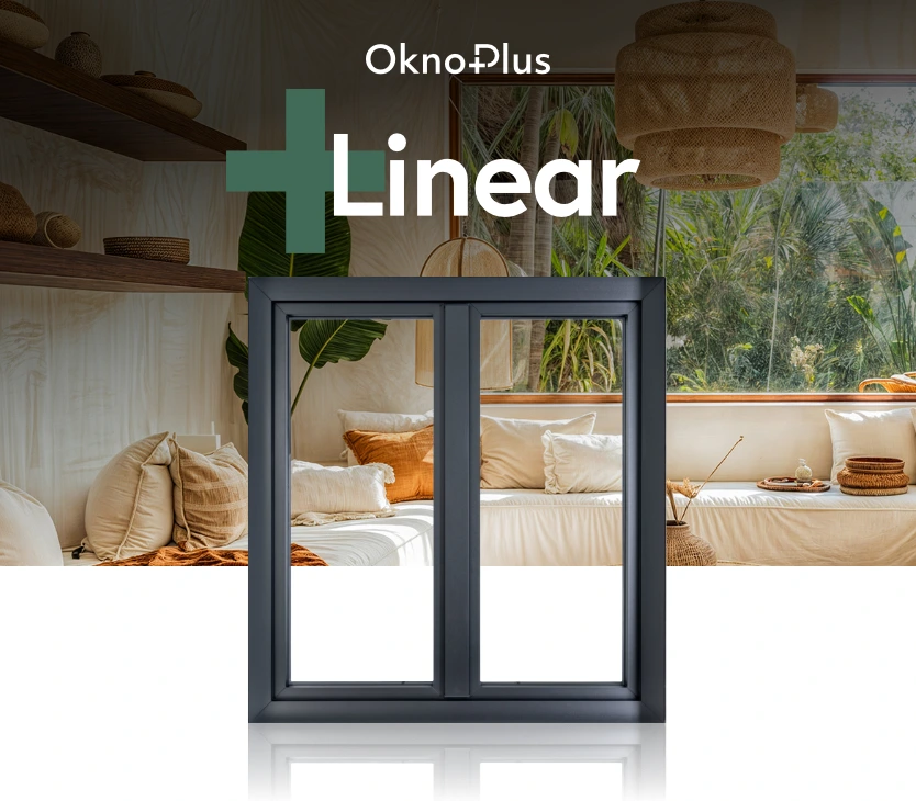 Okna PCV linear